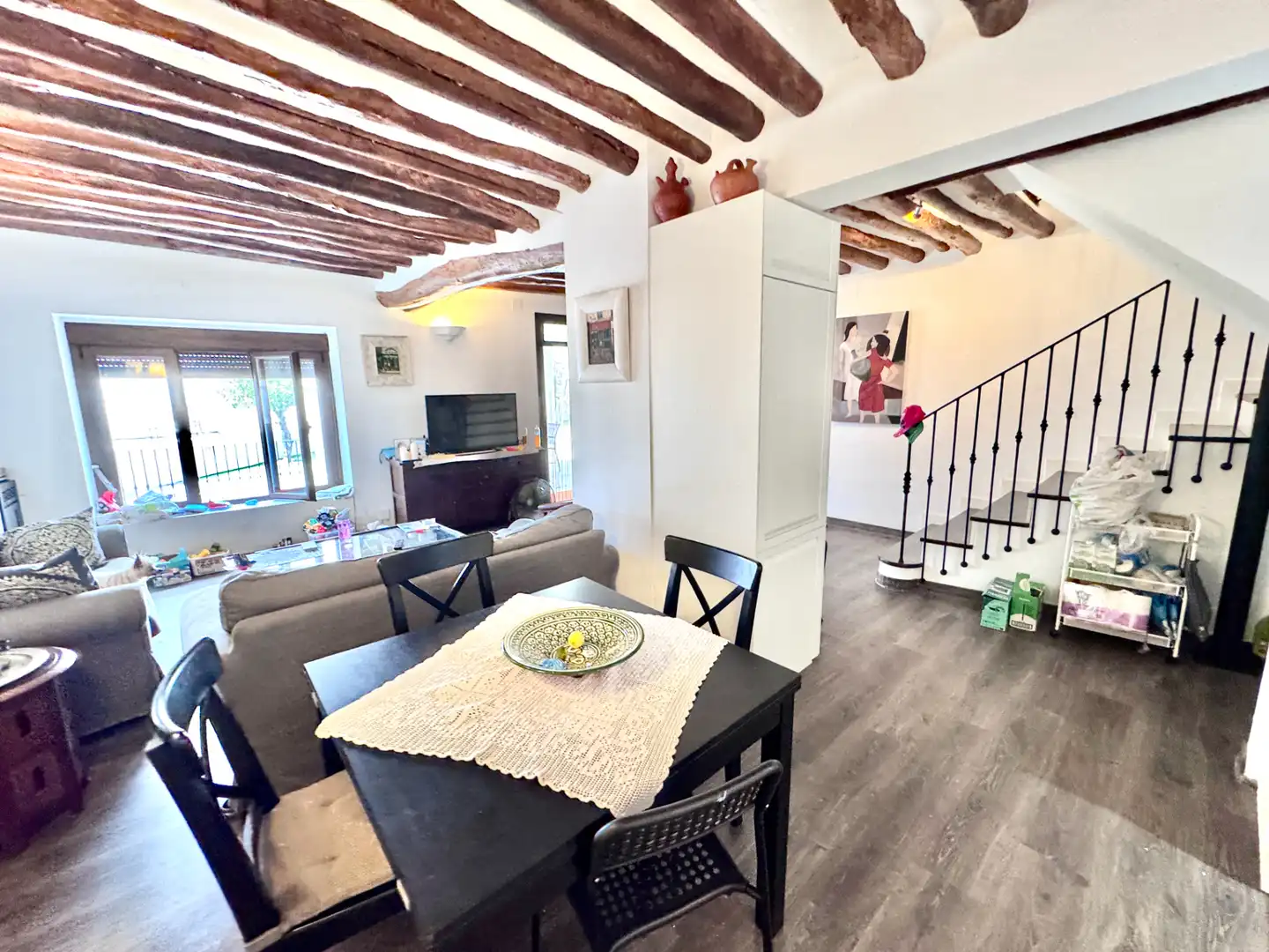 Sala d'estar de Casa o xalet en venda en Válor amb Calefacció, Jardí privat i Terrassa