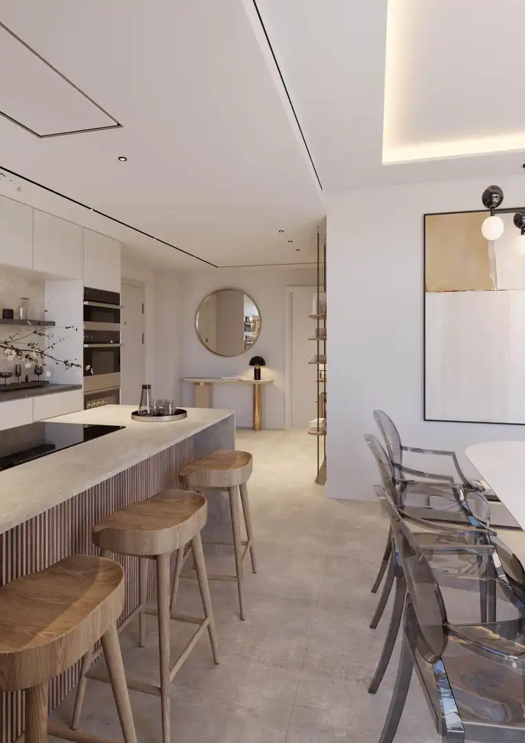 Cocina de Planta baja en venta en Estepona con Aire acondicionado, Jardín privado y Terraza