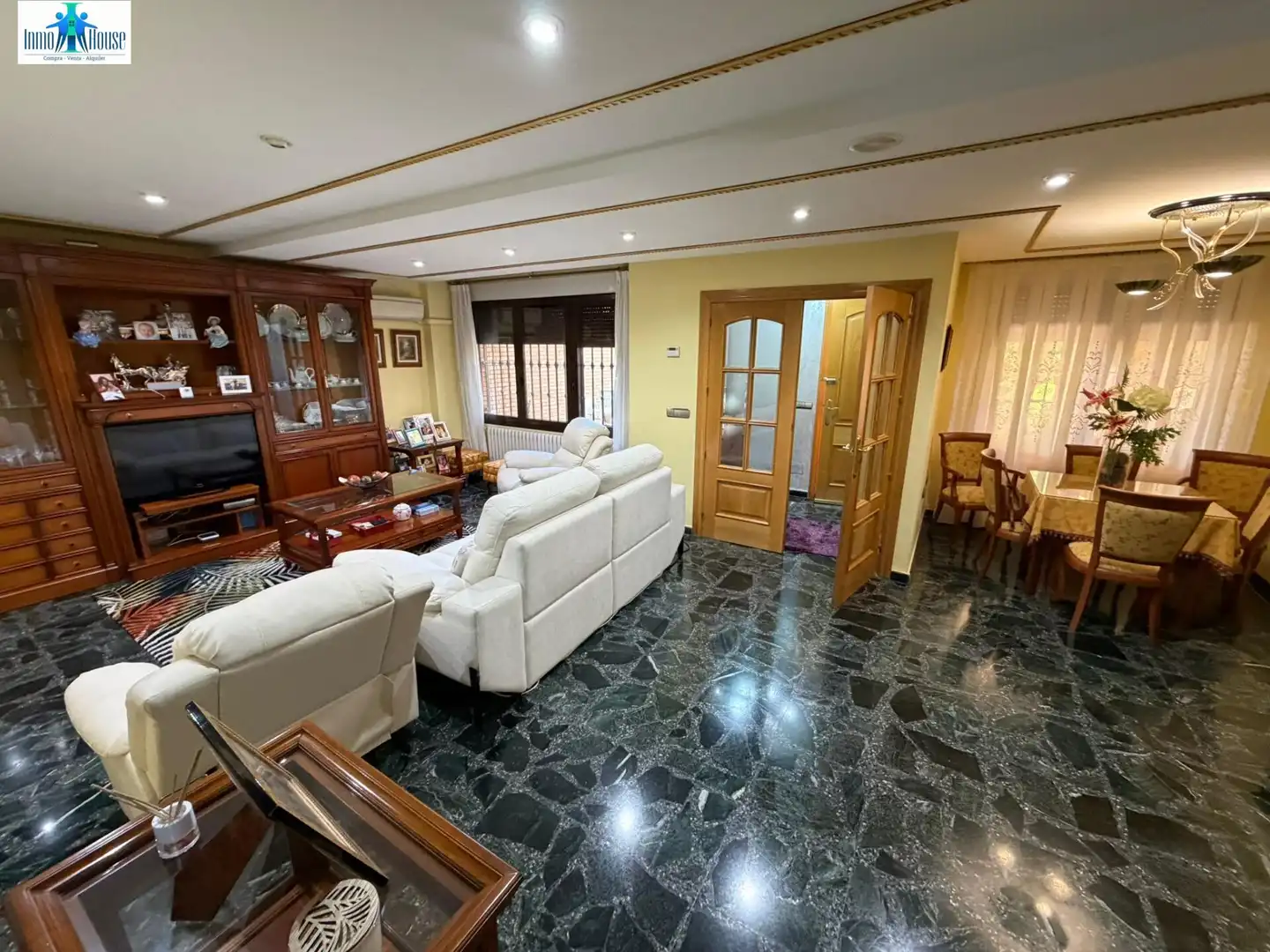 Living room of Detached homes for sale in Albacete  with Air Conditioner, Heating and Private garden