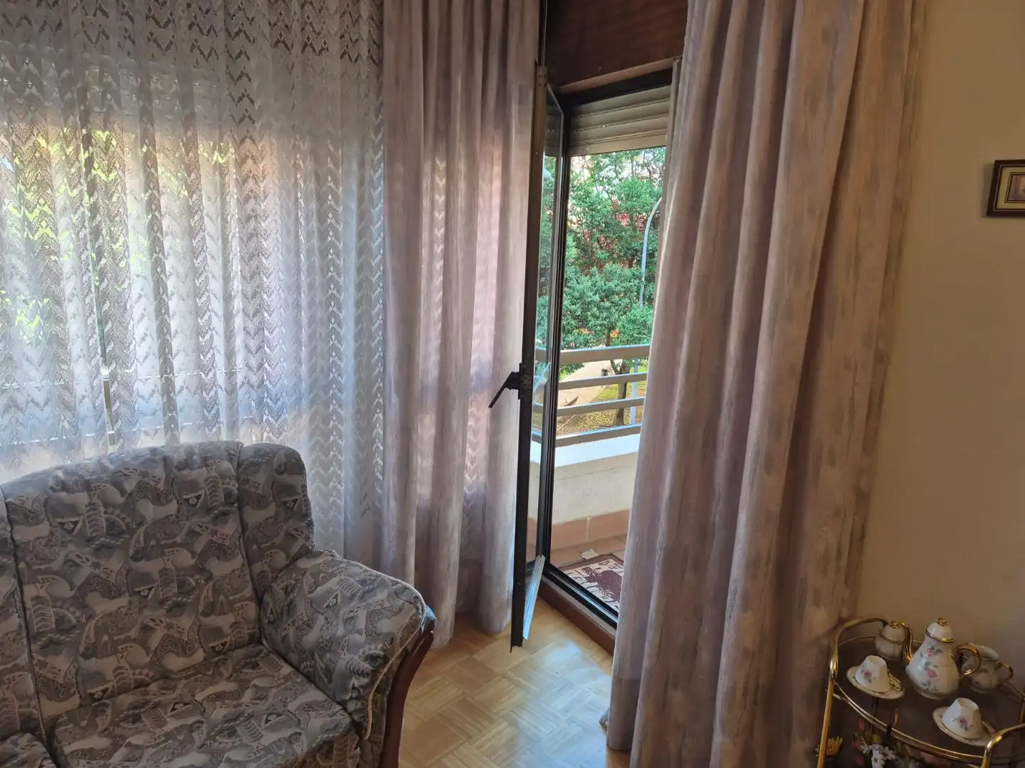 Bedroom of Flat for sale in Palencia  with Heating, Parquet flooring and Terrace