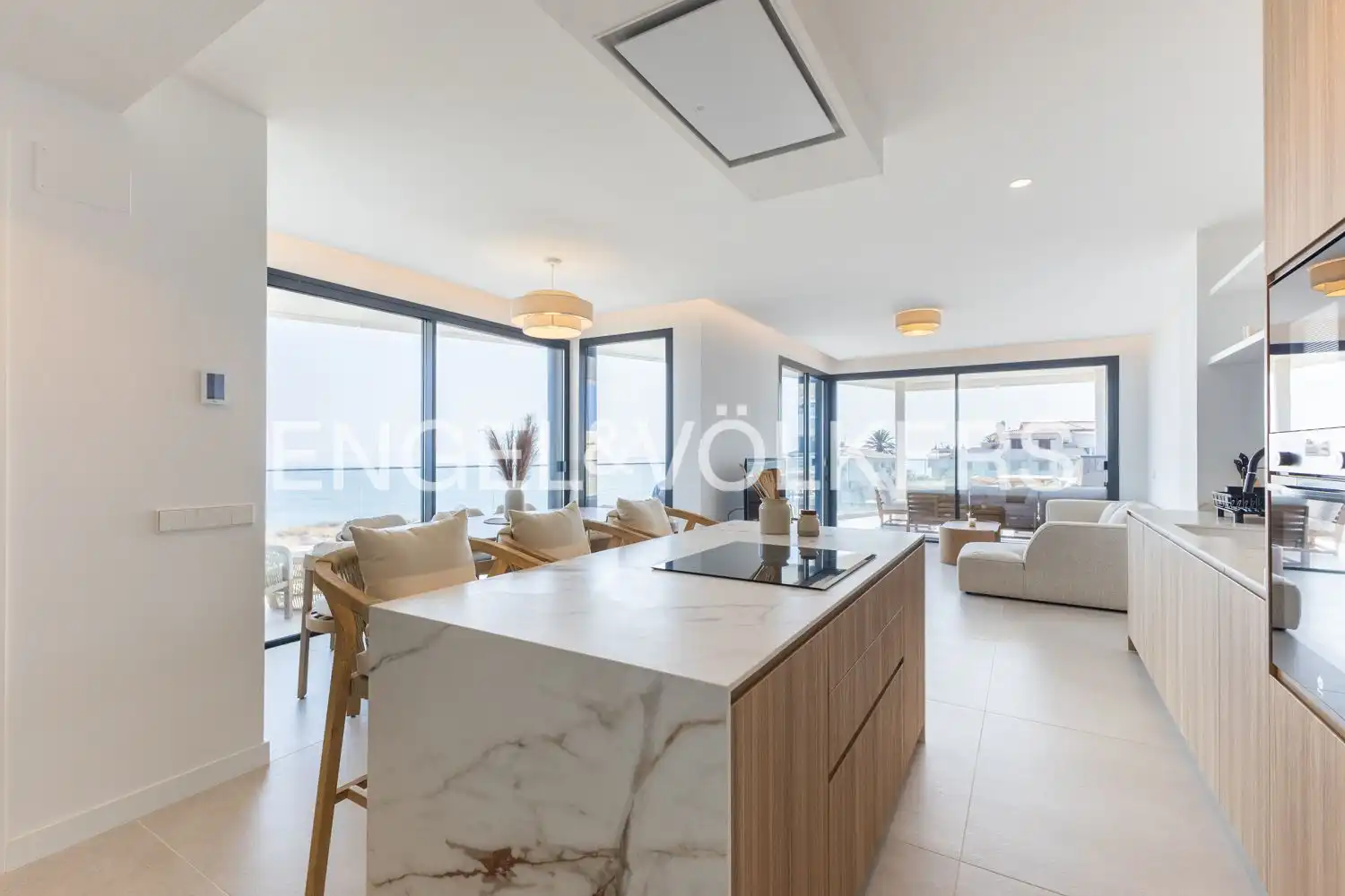 Sala de estar de Ático en venta en Dénia con Aire acondicionado, Calefacción y Jardín privado