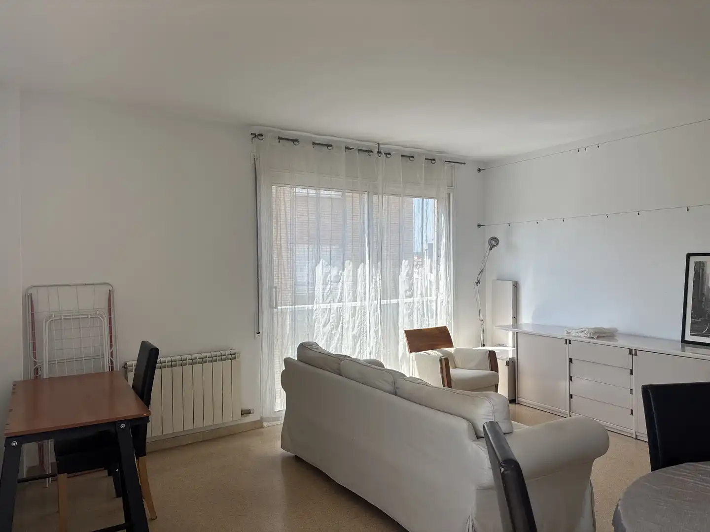 Sala de estar de Piso de alquiler en Sabadell con Calefacción y Amueblado