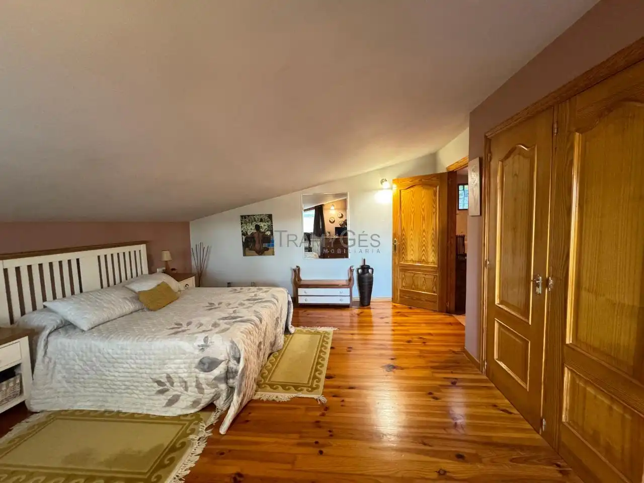 Dormitori de Casa o xalet en venda en Redondela amb Calefacció, Jardí privat i Terrassa