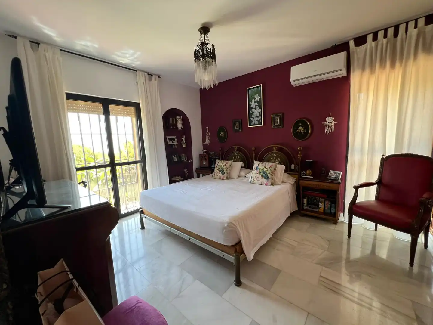 Bedroom of Houses for sale in Málaga  with Air Conditioner, Heating and Private garden