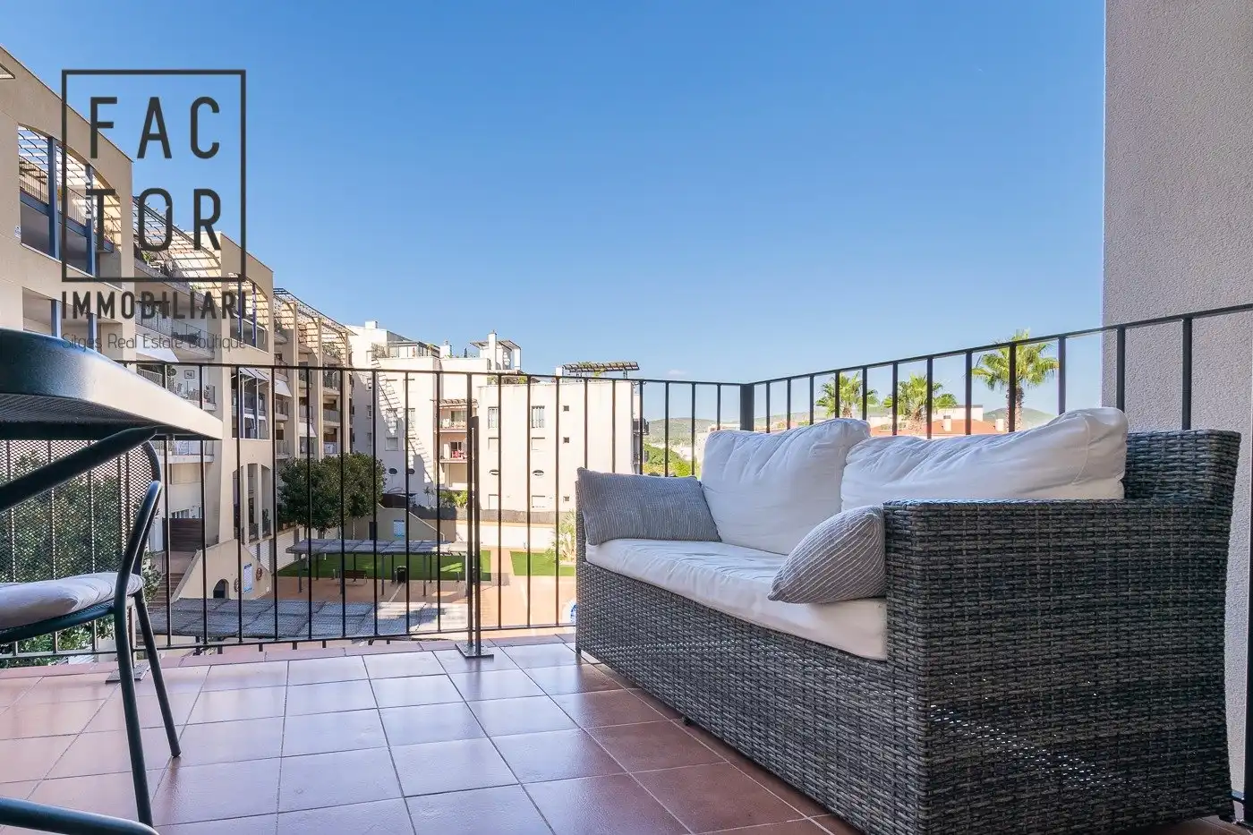 Terraza de Piso de alquiler en Sitges con Aire acondicionado, Calefacción y Terraza