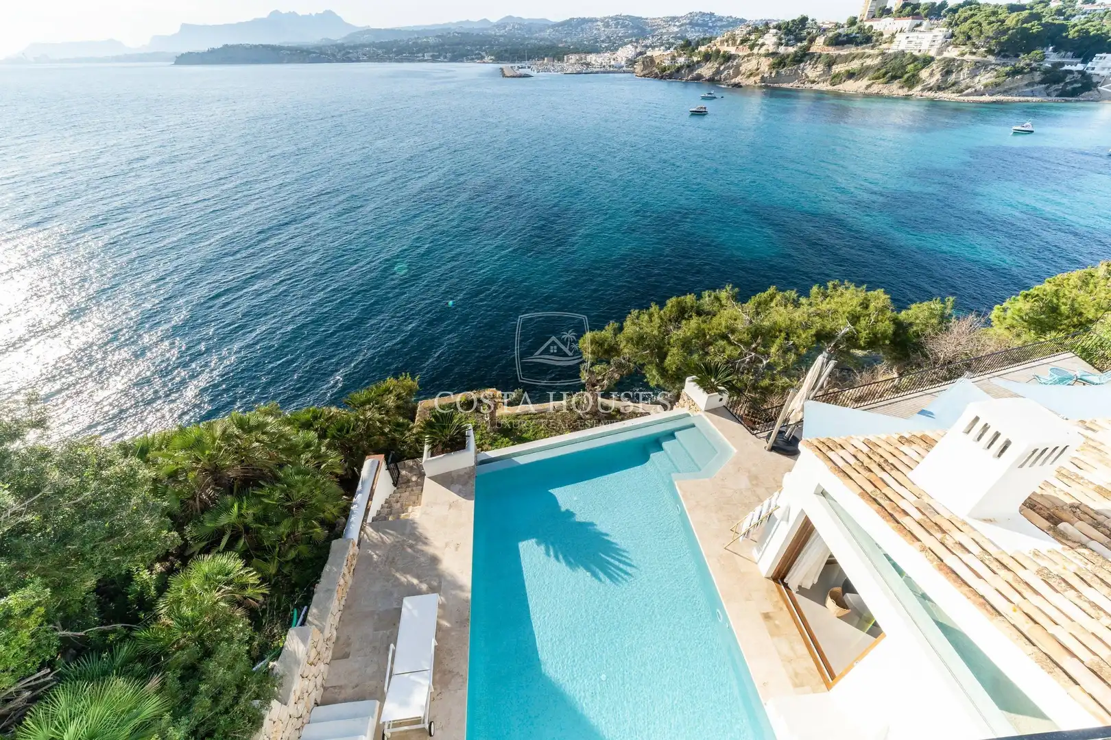 Swimming pool of Houses for sale in Moraira  with Air Conditioner, Private garden and Terrace