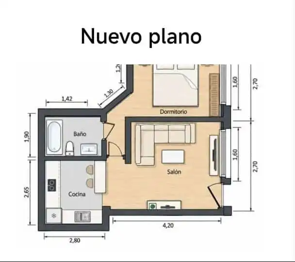 Piso con ascensor en venta en El Bajondillo