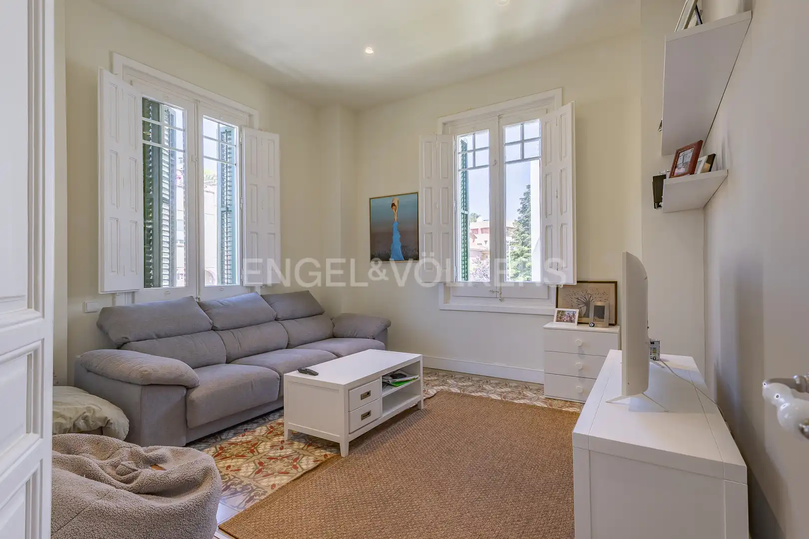Living room of Houses for rent in Sant Cugat del Vallès  with Air Conditioner, Heating and Private garden