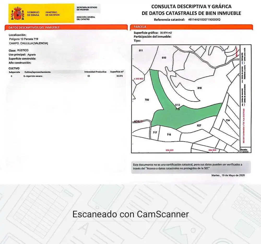 Land for sale in Chulilla