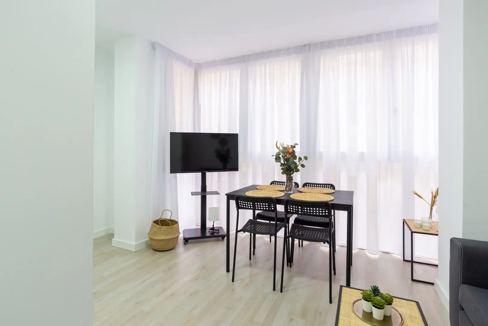 Sala d'estar de Pis en venda en Málaga amb Aire condicionat, Moblat i Internet