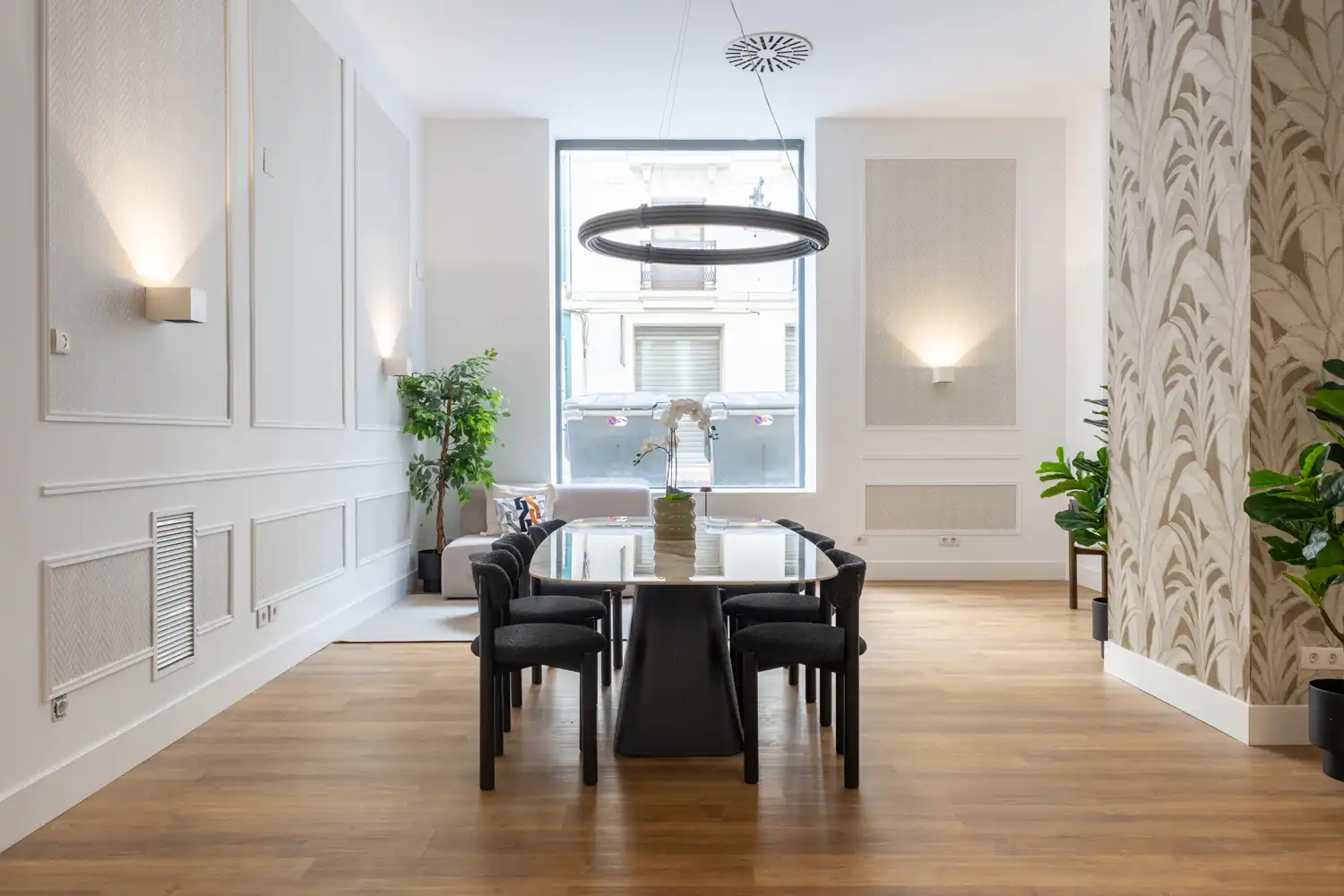Comedor de Piso de alquiler en Valencia con Aire acondicionado, Calefacción y Jardín privado