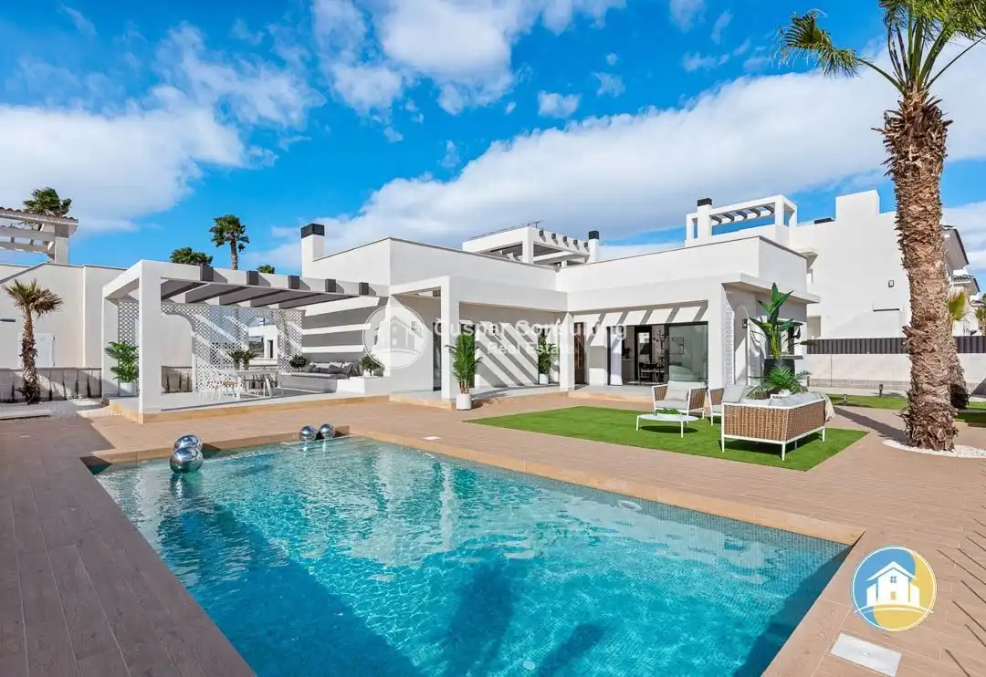 Vista exterior de Casa o chalet en venta en Rojales con Aire acondicionado, Calefacción y Jardín privado