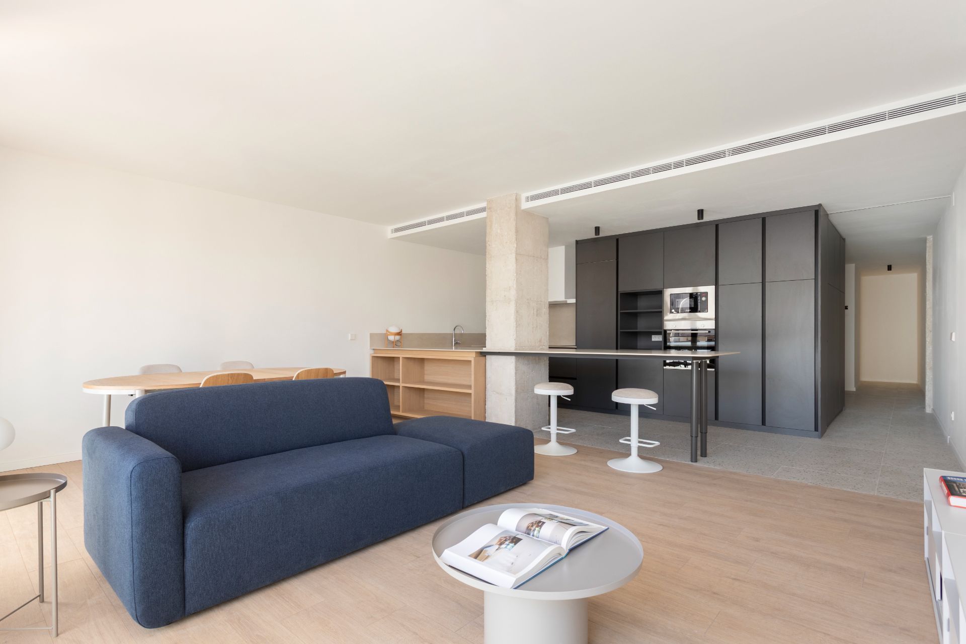 Sala d'estar de Pis en venda en  Barcelona Capital amb Aire condicionat, Calefacció i Parquet