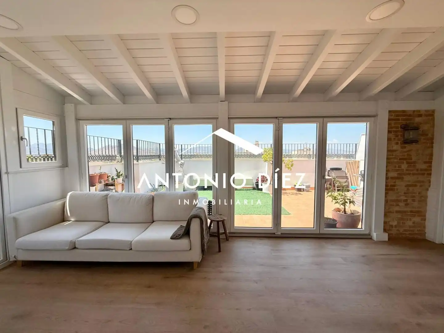 Garden of Attic for sale in Aspe  with Air Conditioner, Terrace and Storage room