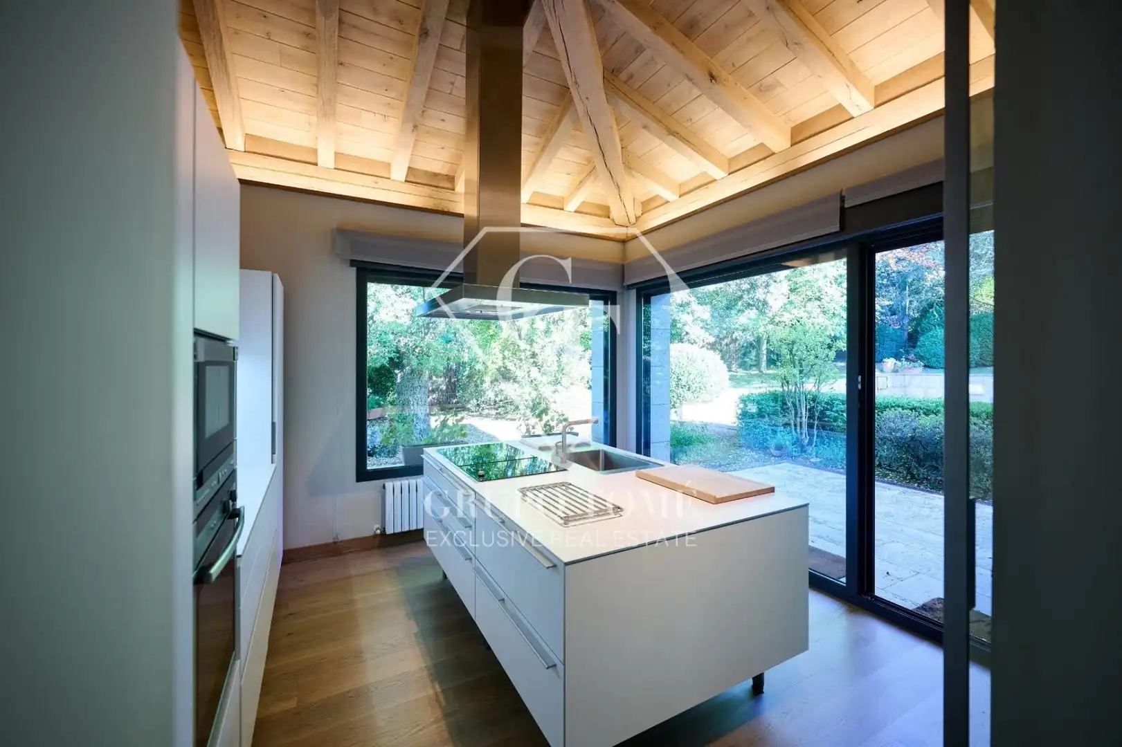 Cocina de Casa o chalet en venta en Ayegui / Aiegi con Aire acondicionado, Calefacción y Jardín privado