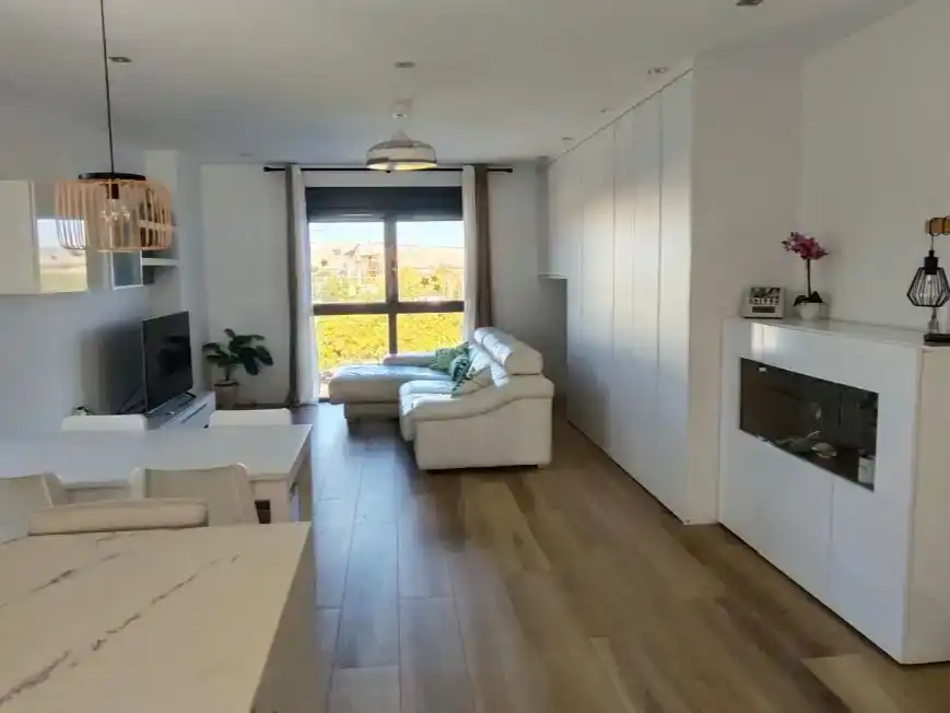 Living room of Flat for sale in Utebo  with Air Conditioner and Balcony