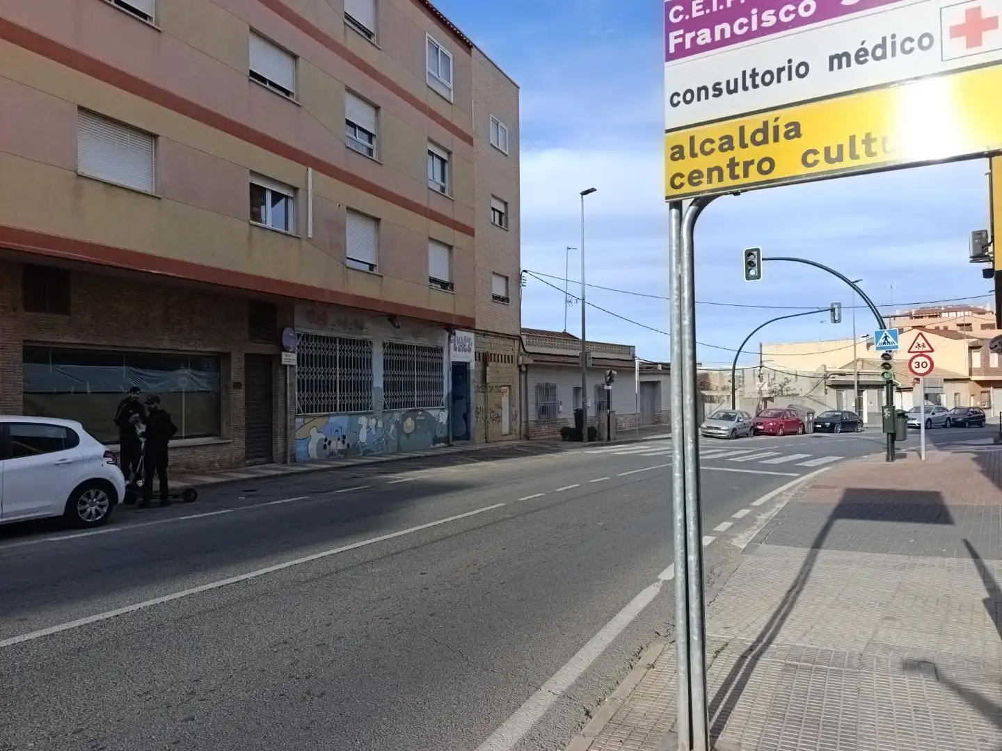 Vista exterior de Local de lloguer en Murcia