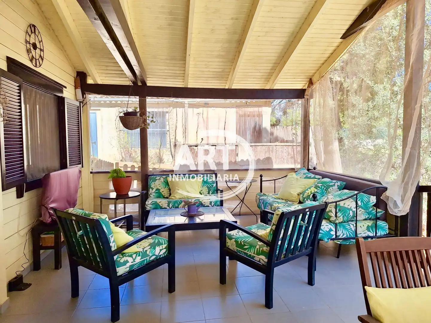 Terrassa de Casa o xalet en venda en Bétera amb Aire condicionat, Jardí privat i Terrassa