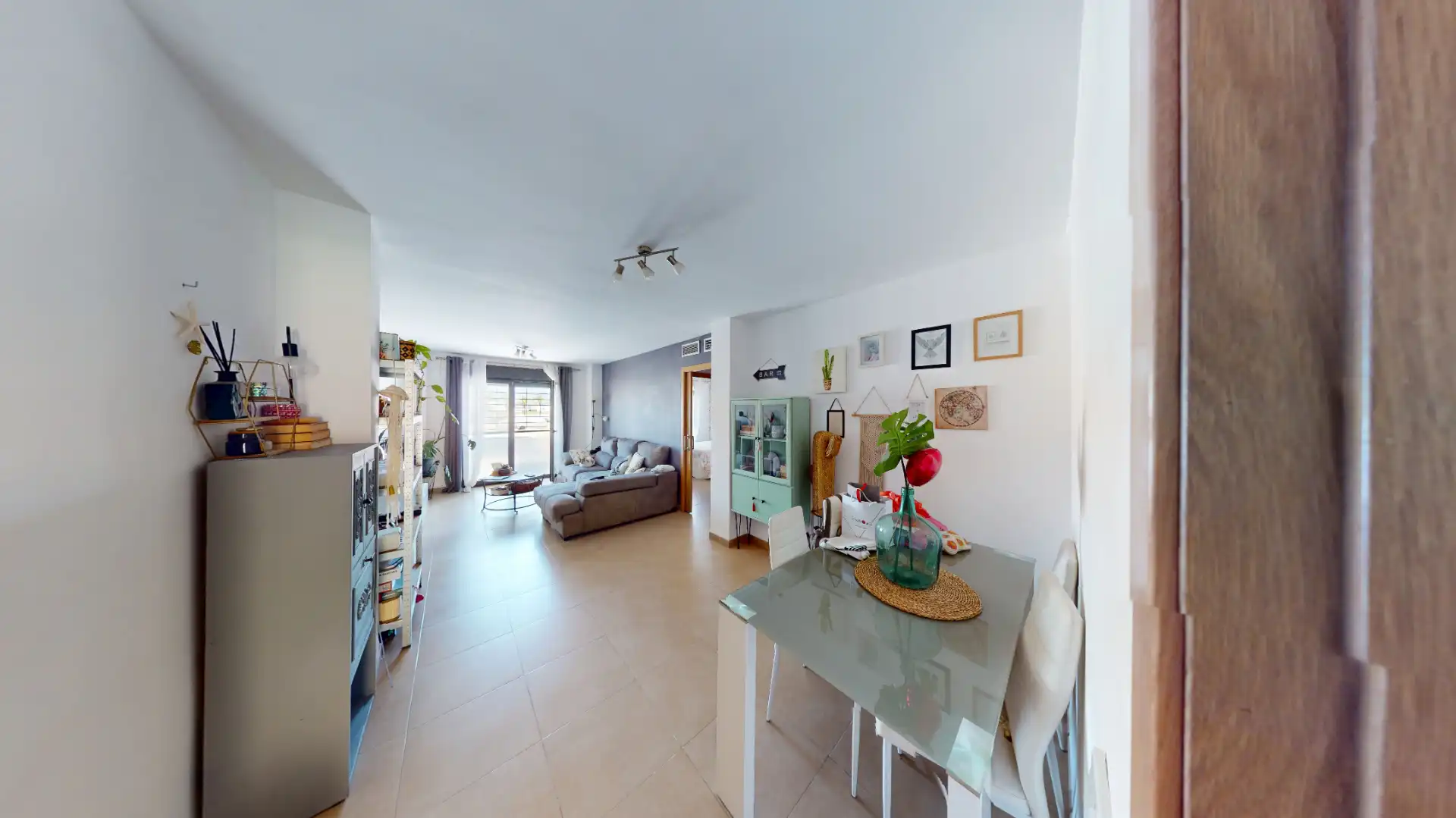 Living room of Flat for sale in Roquetas de Mar  with Air Conditioner, Heating and Private garden