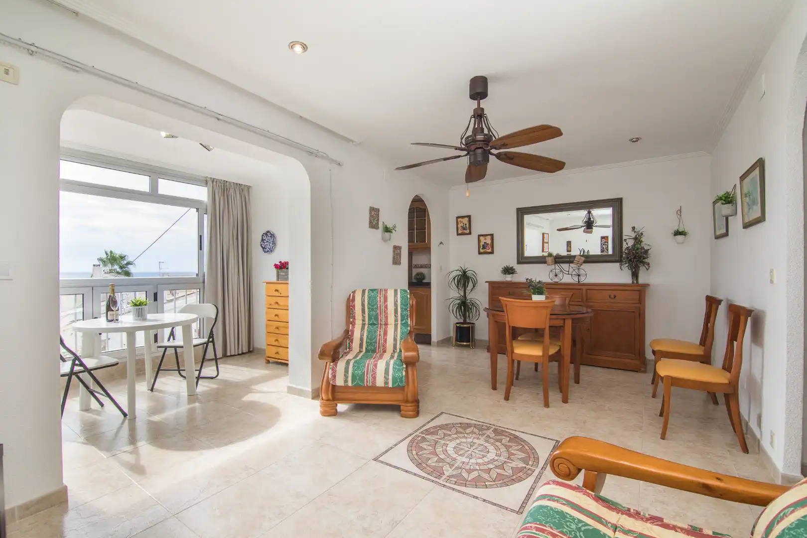 Dining room of Flat for sale in Santa Pola  with Furnished