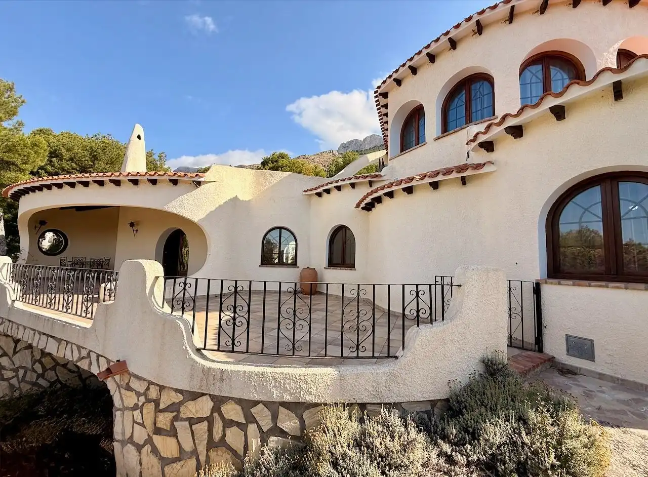 Vista exterior de Casa o chalet en venta en Altea con Aire acondicionado, Calefacción y Jardín privado