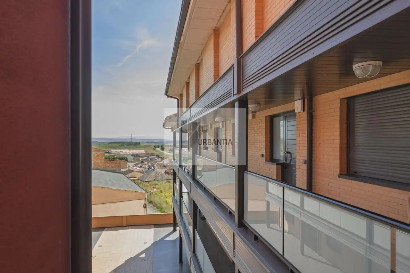 Exterior view of Flat for sale in Larraga  with Heating, Parquet flooring and Terrace