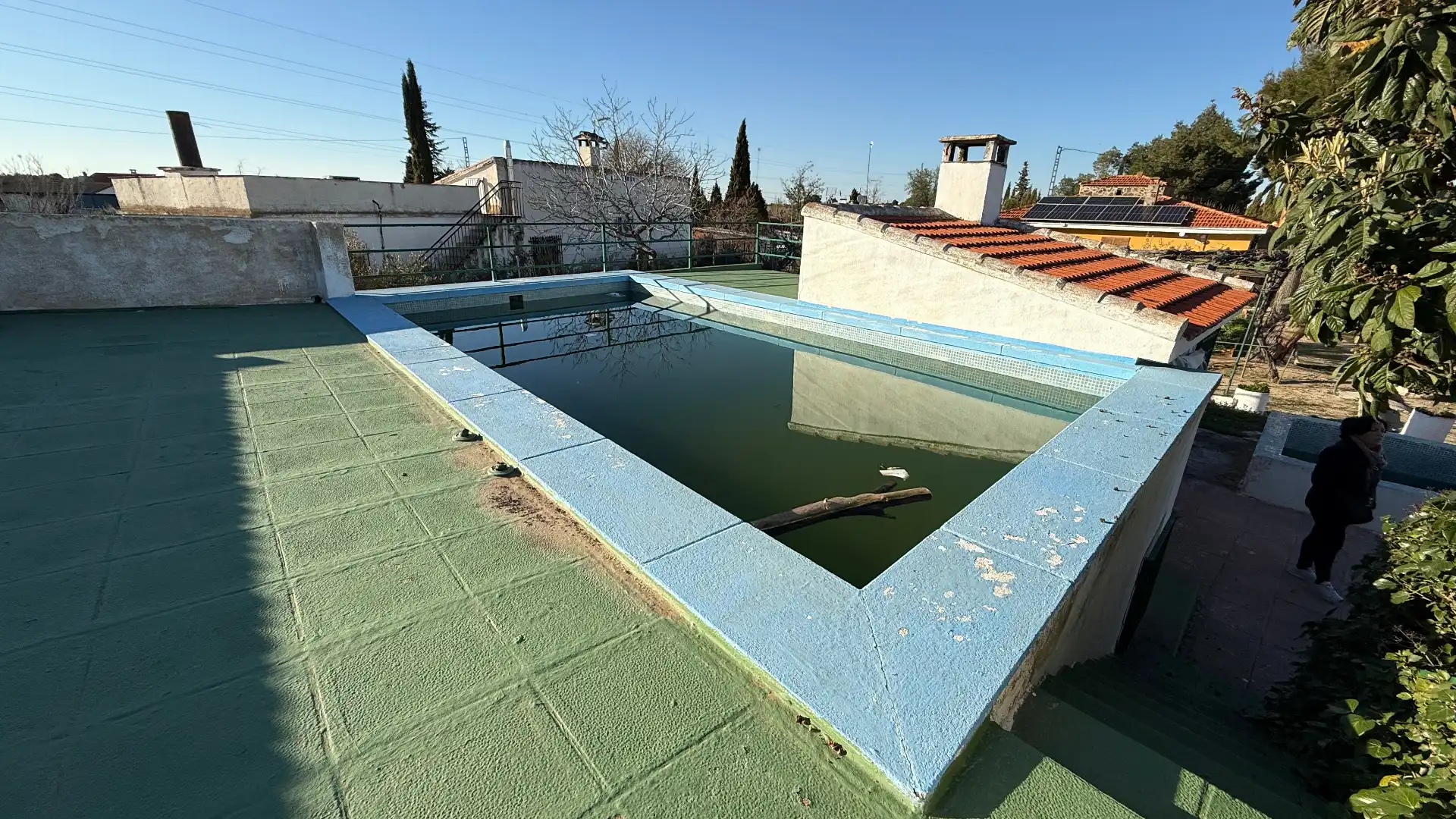 Piscina de Casa o xalet en venda en Barrax amb Calefacció, Piscina i Moblat