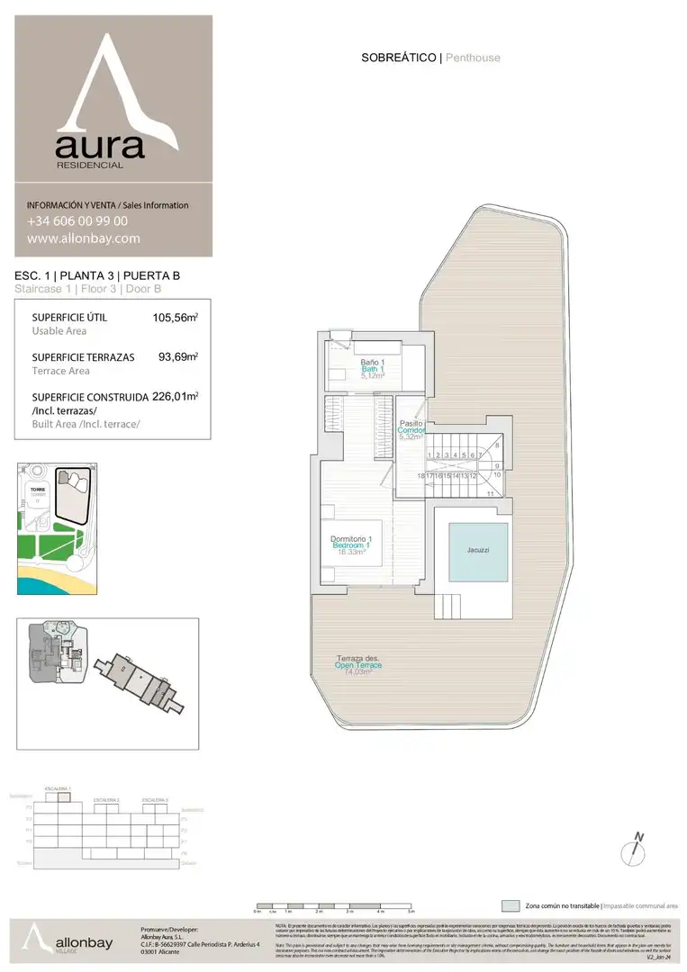 Penthouse with terrace for sale in EDETA, imagen 28
