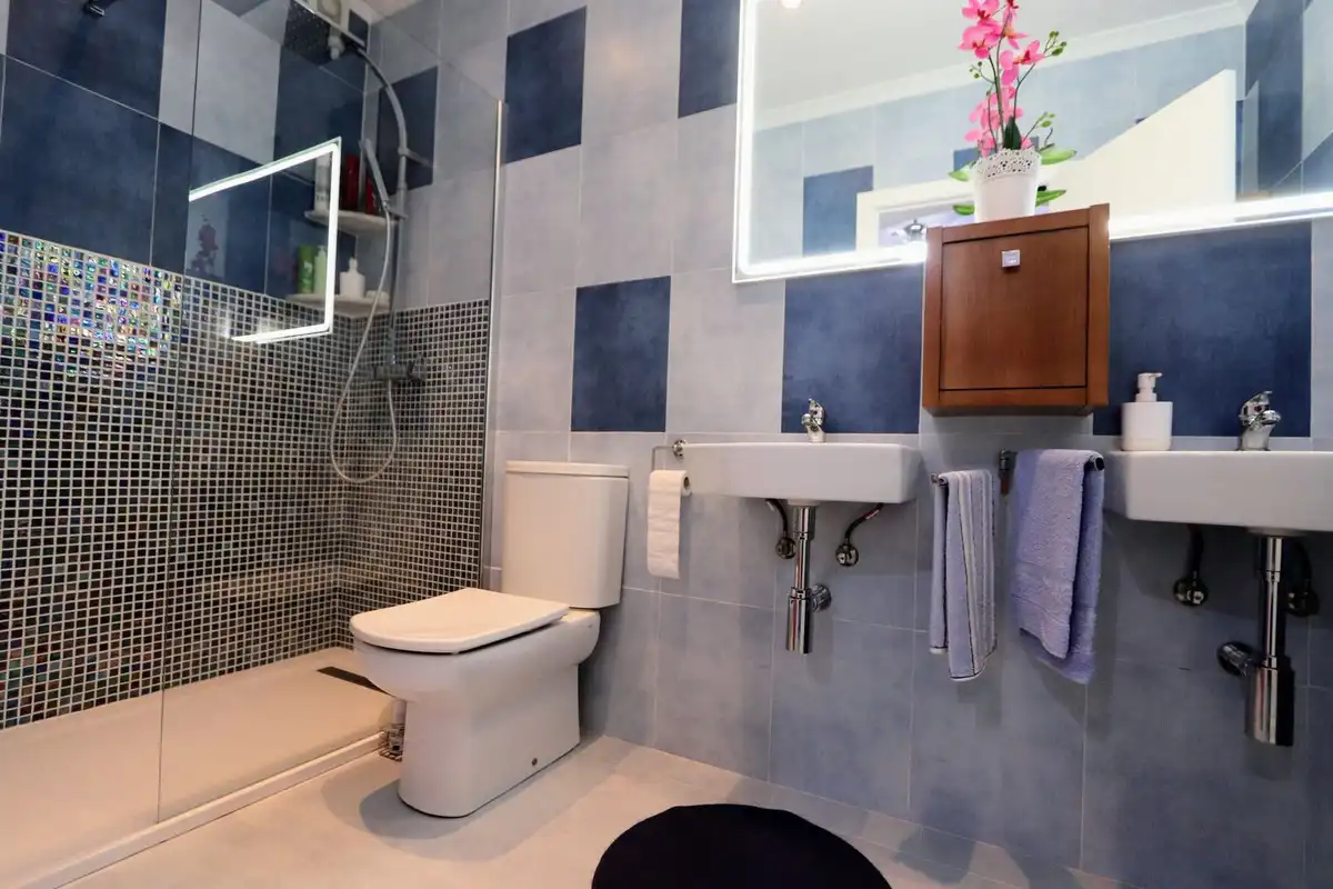 Baño de Casa o chalet en venta en Torre-Pacheco con Aire acondicionado, Jardín privado y Terraza