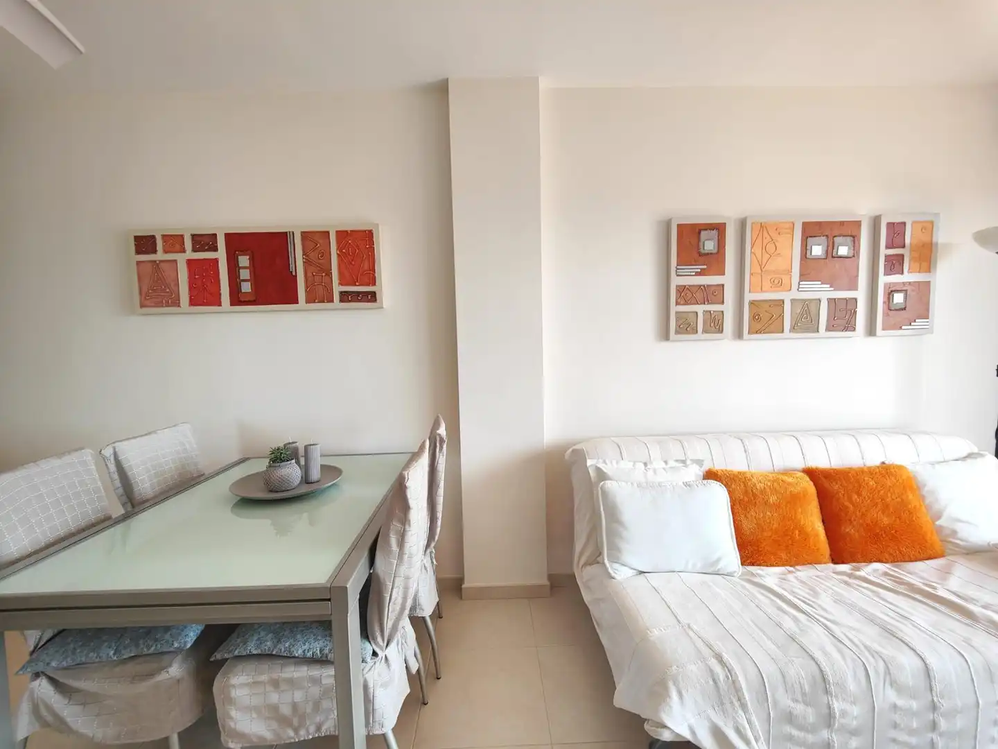 Sala de estar de Piso en venta en Cunit con Terraza y Alarma