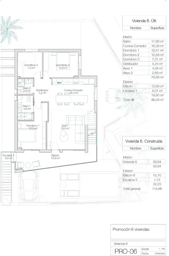 Apartments for sale in San Javier  with Air Conditioner, Heating and Private garden