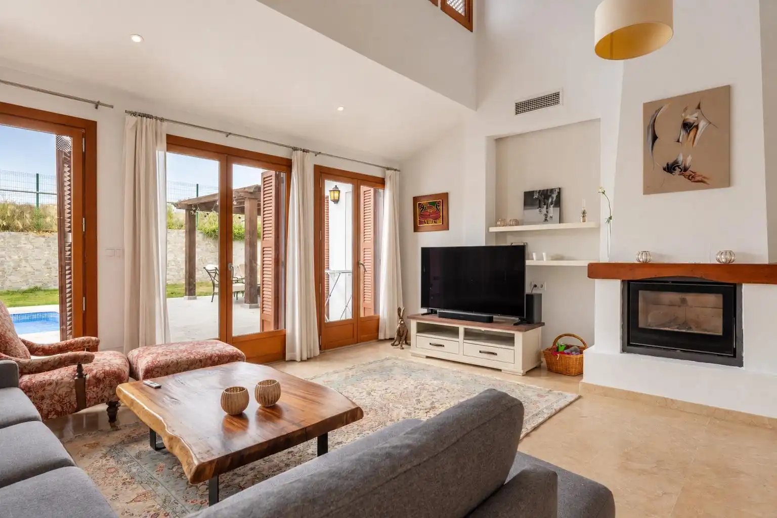 Sala d'estar de Casa o xalet en venda en Campo de Murcia