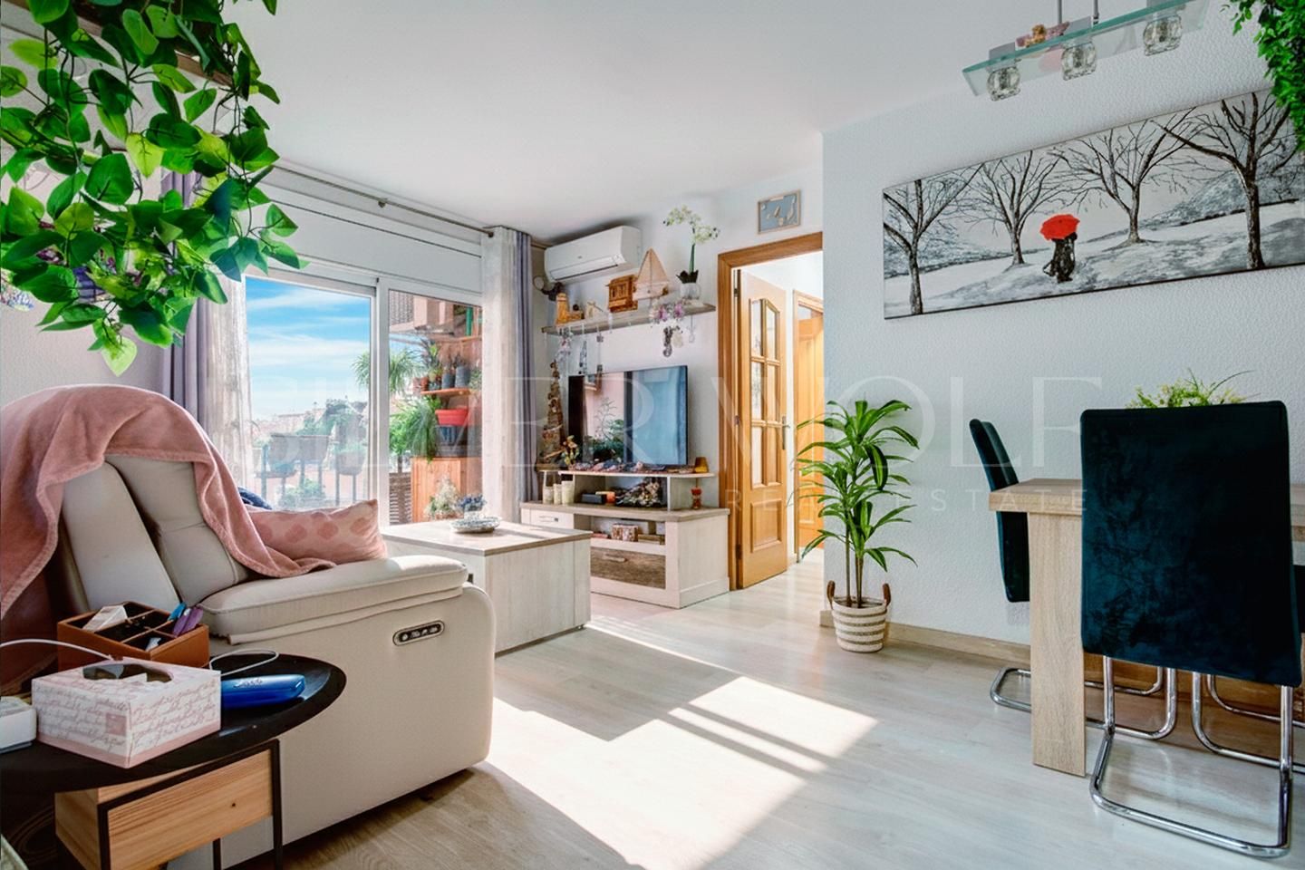 Sala d'estar de Pis en venda en Ripollet amb Aire condicionat, Calefacció i Terrassa