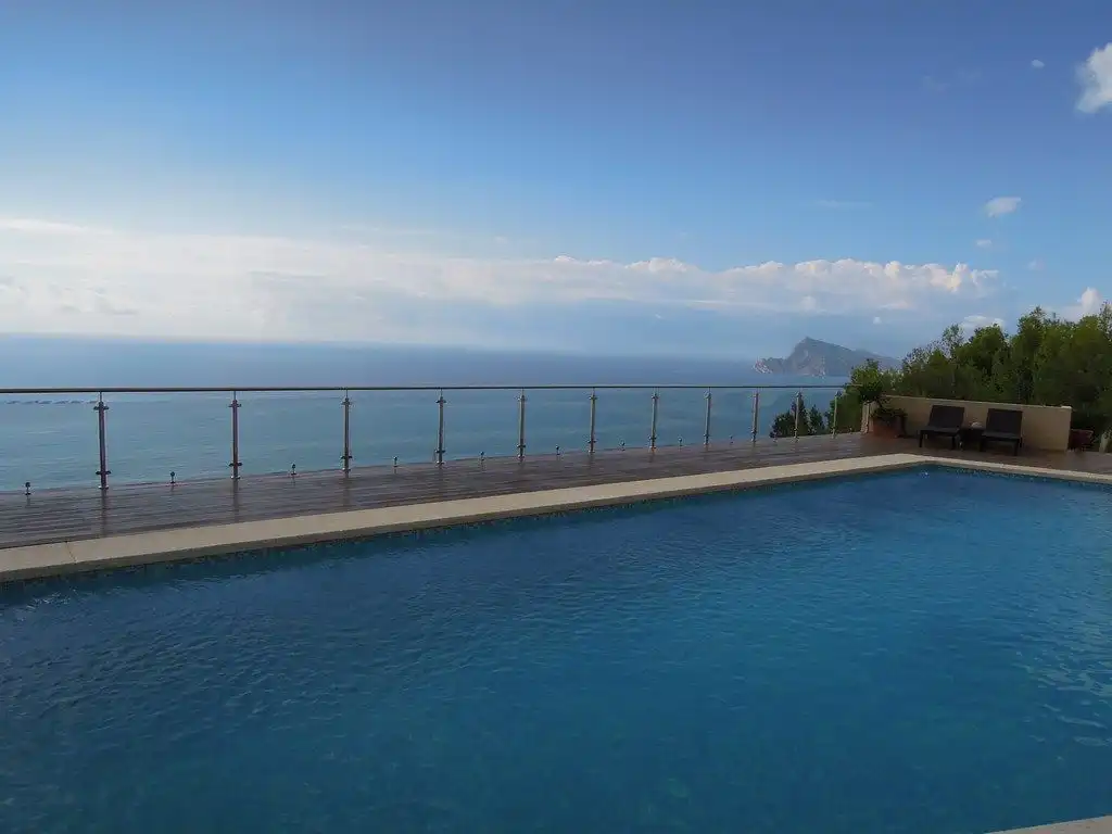 Swimming pool of Apartments for rent in Altea  with Air Conditioner, Furnished and Community pool