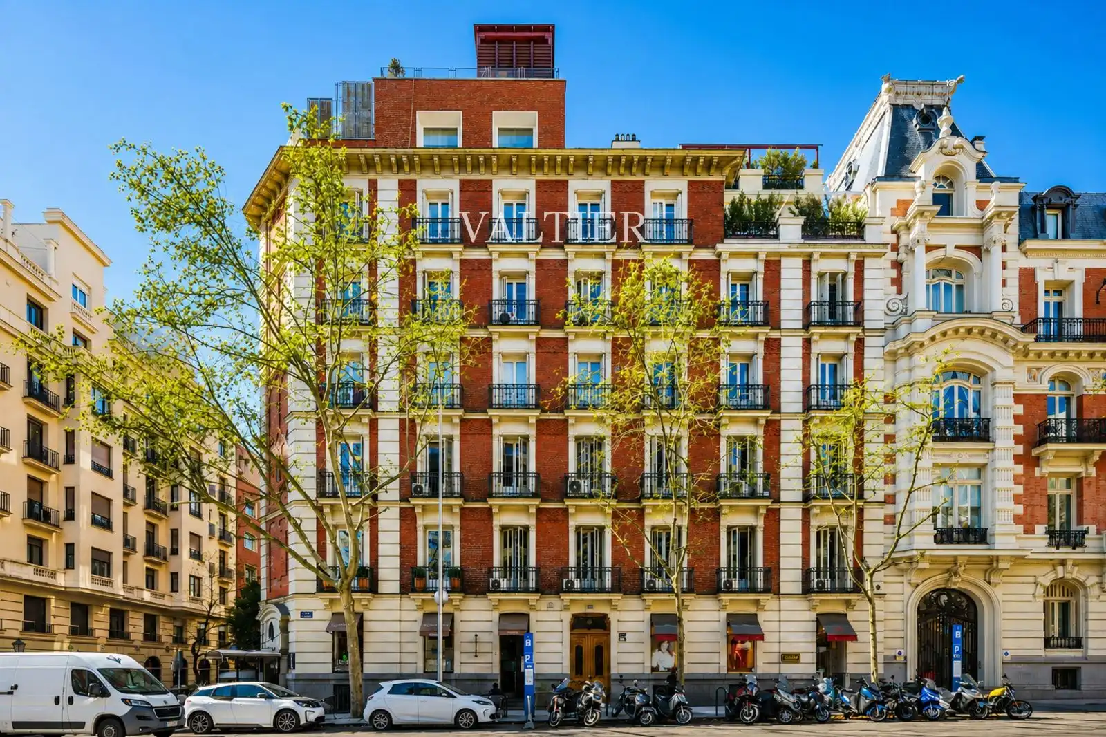 Exterior view of Flat for rent in Madrid  with Air Conditioner