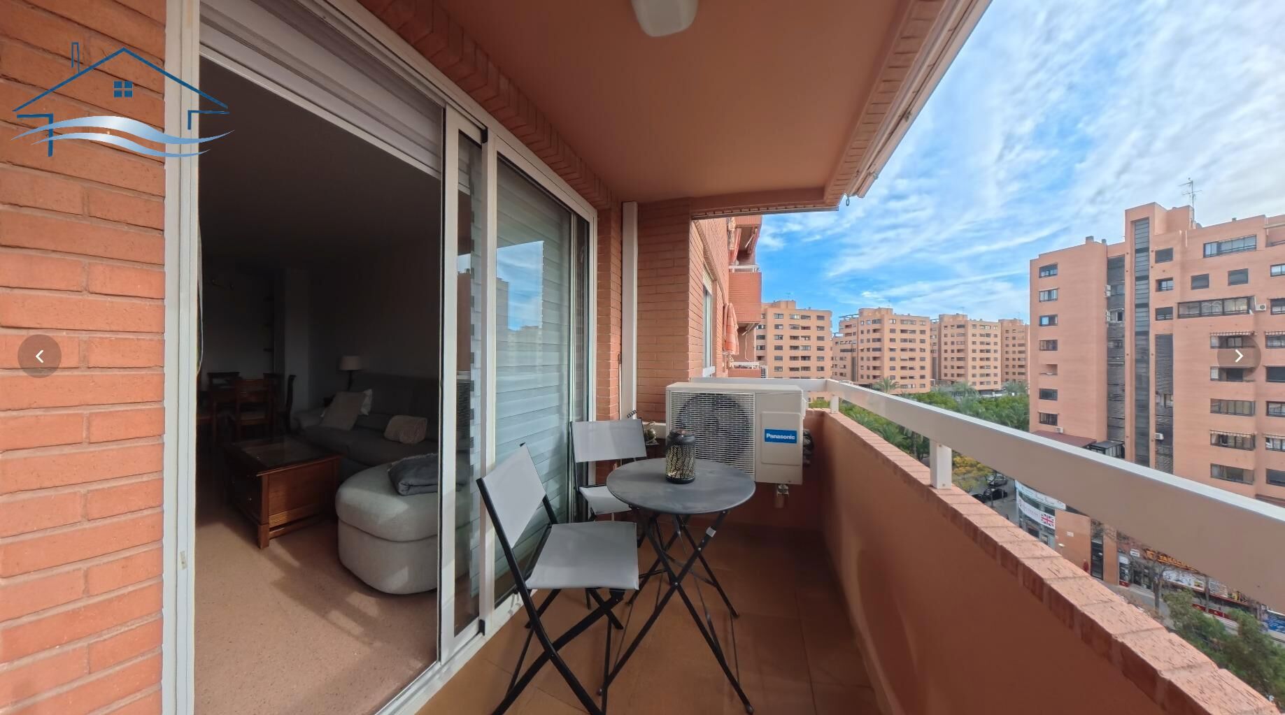 Balcony of Flat to rent in Alicante / Alacant  with Air Conditioner, Heating and Terrace