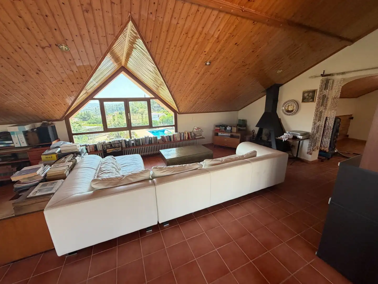 Sala d'estar de Casa o xalet en venda en Esparreguera amb Aire condicionat, Calefacció i Jardí privat