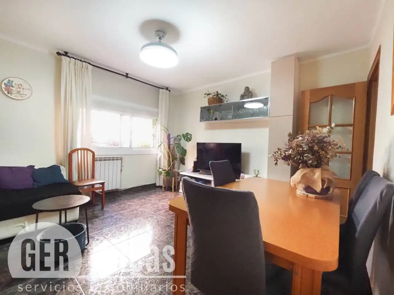 Wohnzimmer von Wohnung zum Verkauf in Terrassa mit Heizung und Alarm
