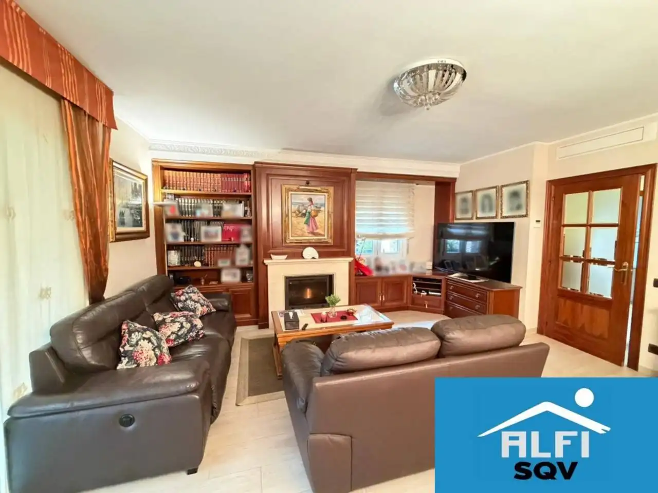Living room of Houses for sale in Sant Quirze del Vallès  with Air Conditioner, Heating and Private garden