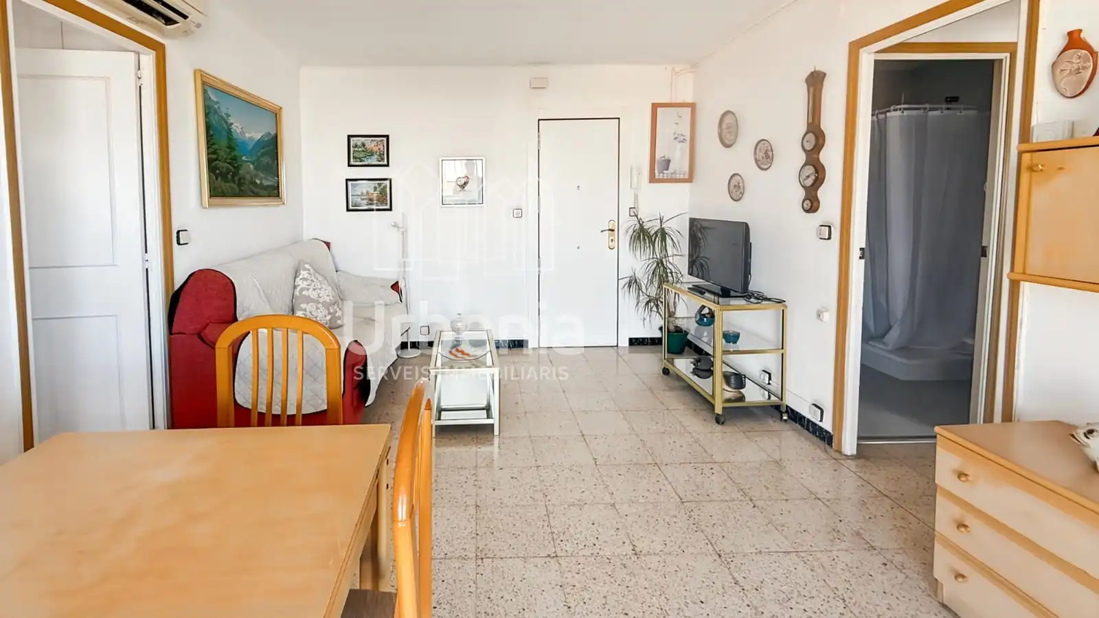 Sala de estar de Piso en venta en Malgrat de Mar con Aire acondicionado, Calefacción y Terraza