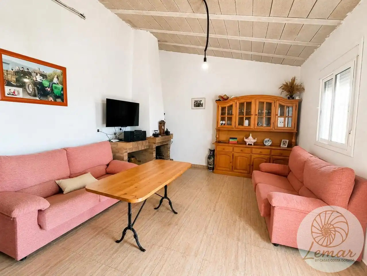 Sala de estar de Finca rústica en venta en L'Ametlla de Mar 
