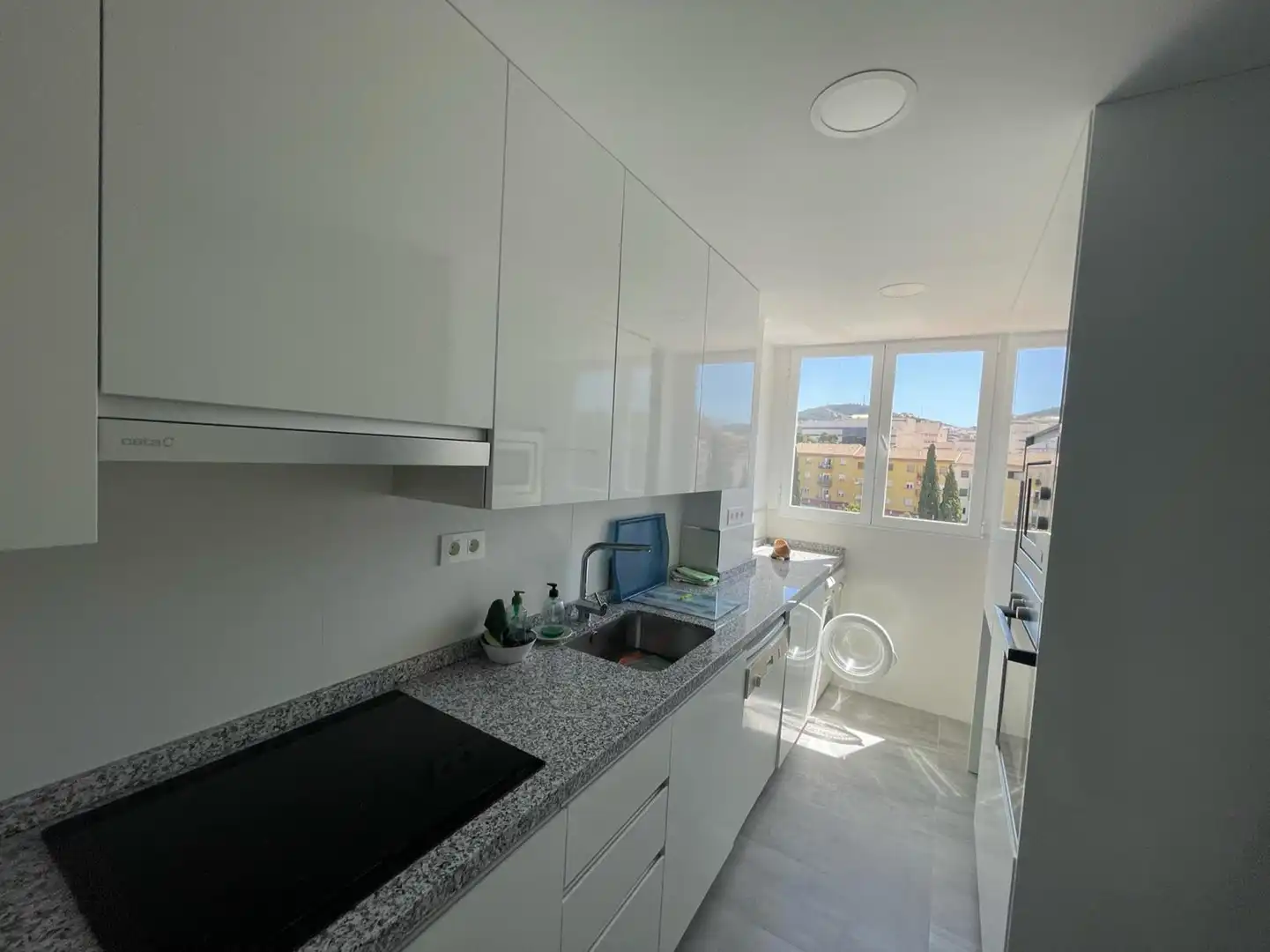 Kitchen of Flat for rent in Granada  with Air Conditioner, Heating and Furnished