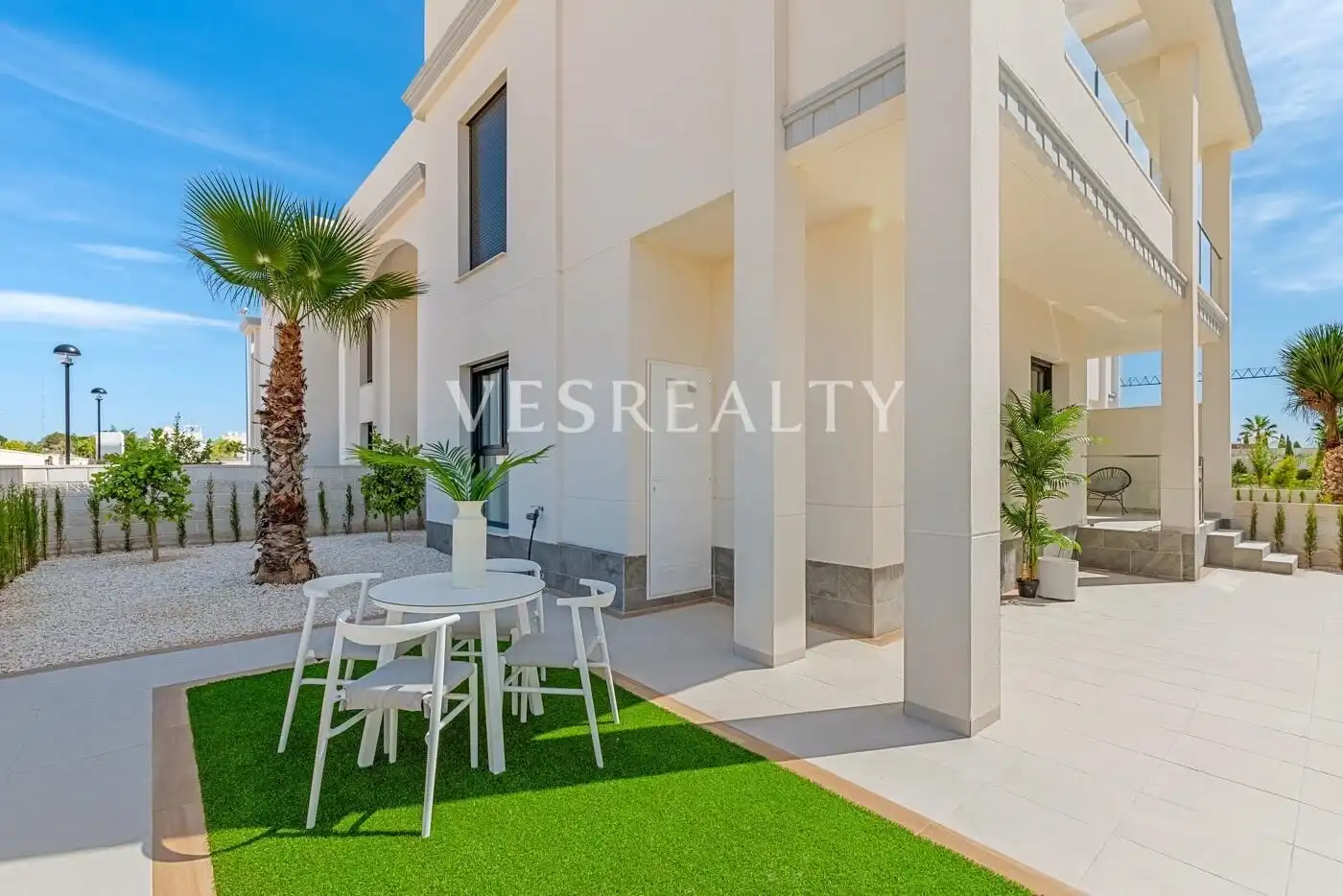 Vista exterior de Apartament en venda en Rojales amb Jardí privat, Traster i Piscina comunitària