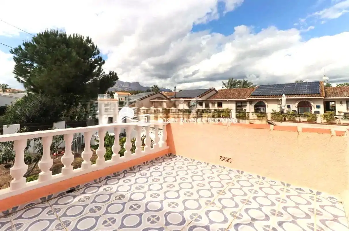 Terraza de Casa o chalet en venta en L'Alfàs del Pi con Aire acondicionado, Jardín privado y Terraza