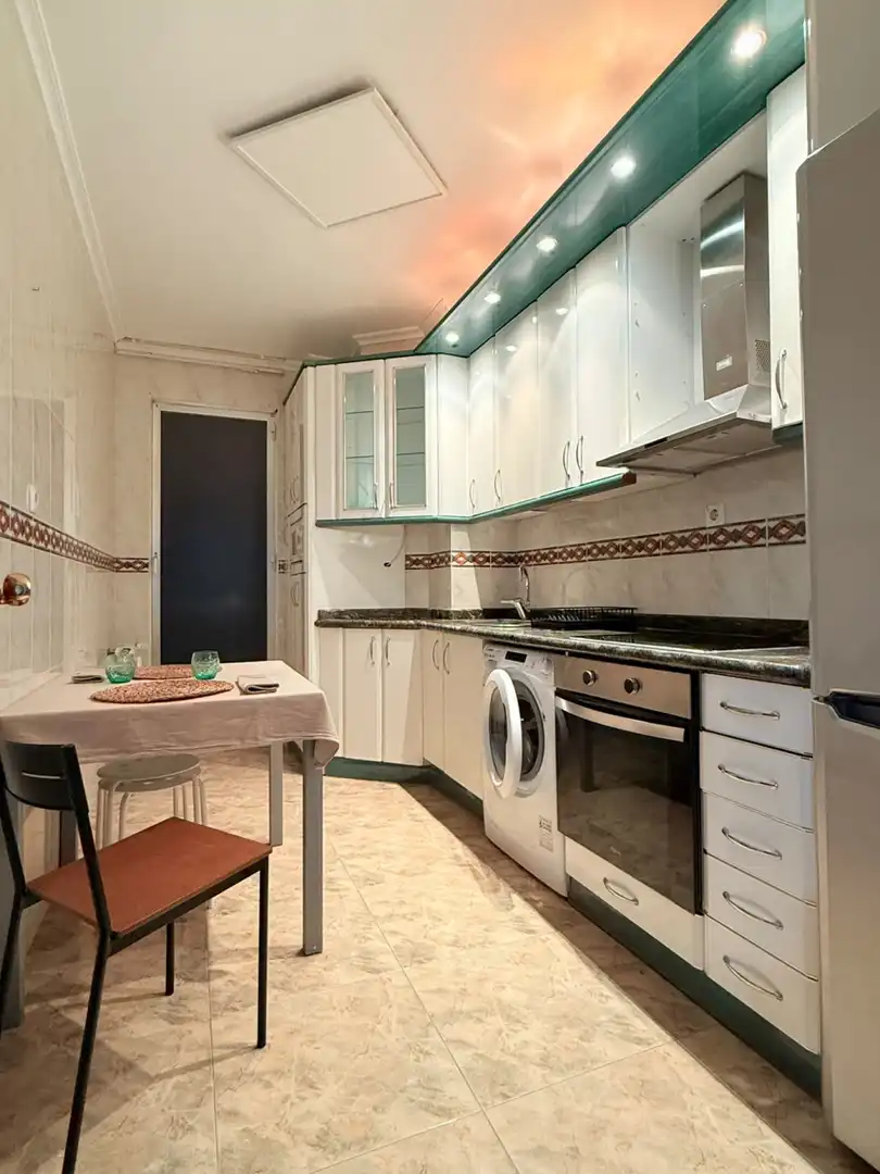 Kitchen of Flat for sale in  Logroño  with Heating, Terrace and Balcony