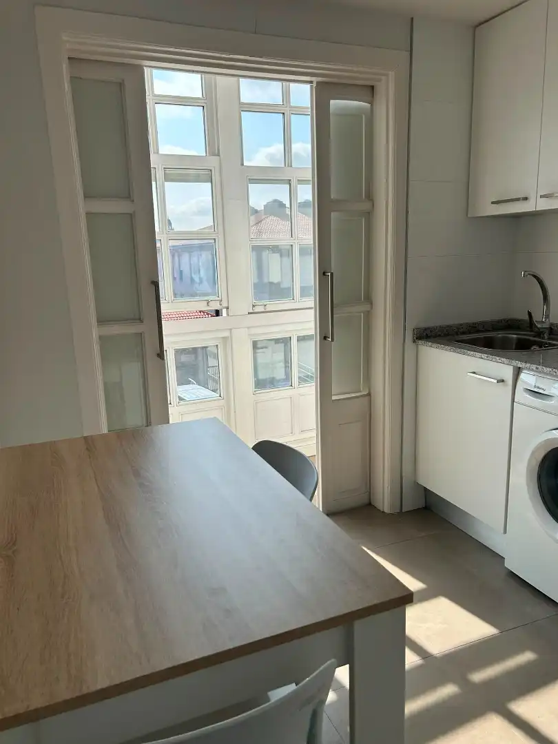 Kitchen of Flat for rent in Santiago de Compostela   with Furnished