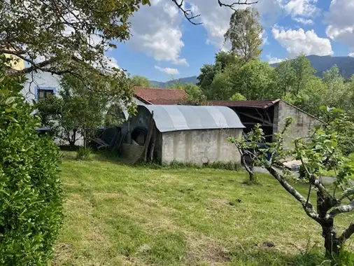 Vista exterior de Finca rústica en venta en Mungia con Calefacción, Jardín privado y Terraza
