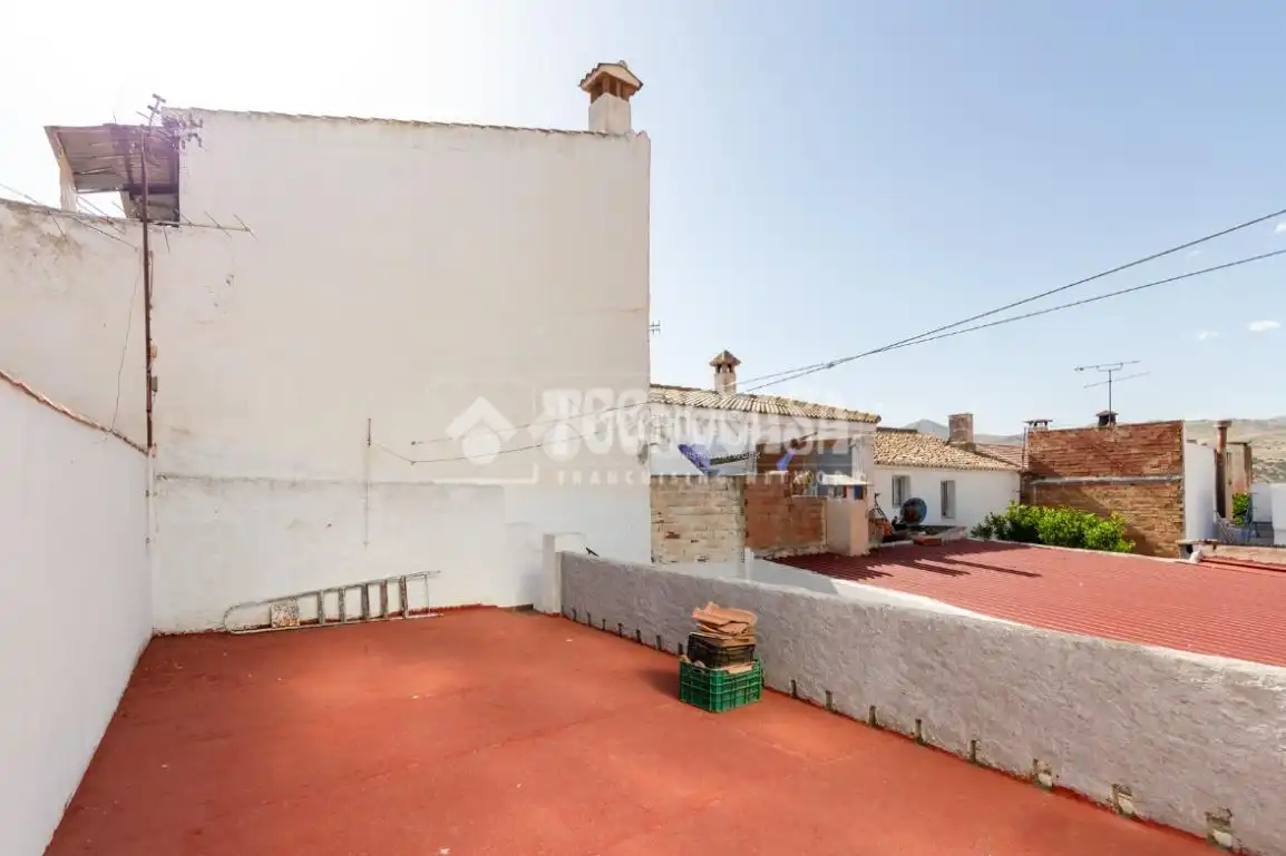 Vista exterior de Casa o chalet en venta en Zafarraya con Terraza