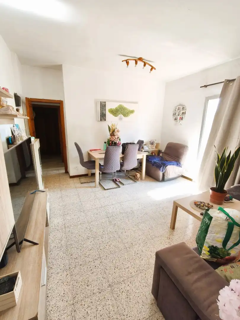 Dining room of Flat for sale in Barcelona  with Parquet flooring, Terrace and Balcony