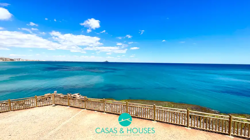 Exterior view of Flat for sale in La Manga del Mar Menor  with Air Conditioner, Terrace and Furnished